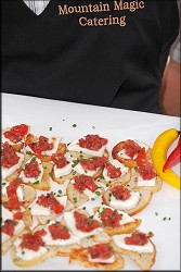 Caprese crostini