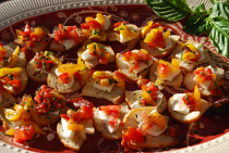 Caprese bruschetta
